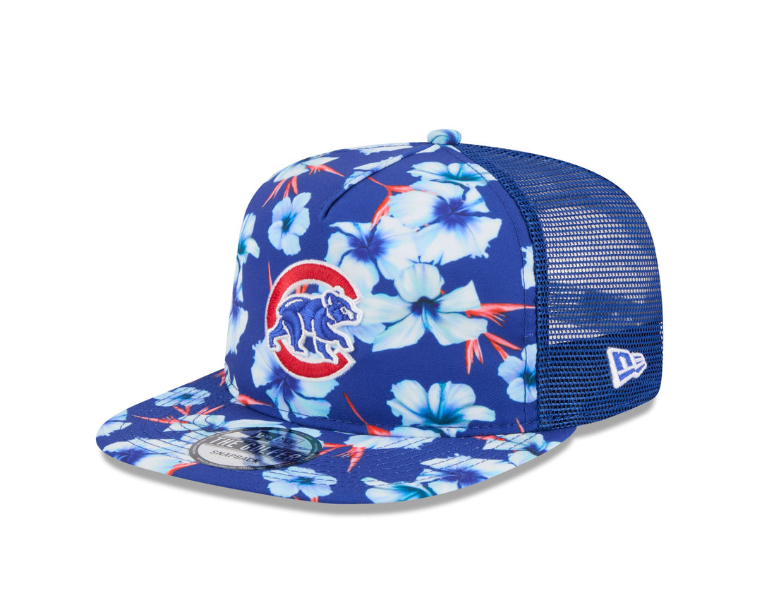 Chicago Cubs Flower Pattern Golfer Cap by New Era Caps Ivy Shop