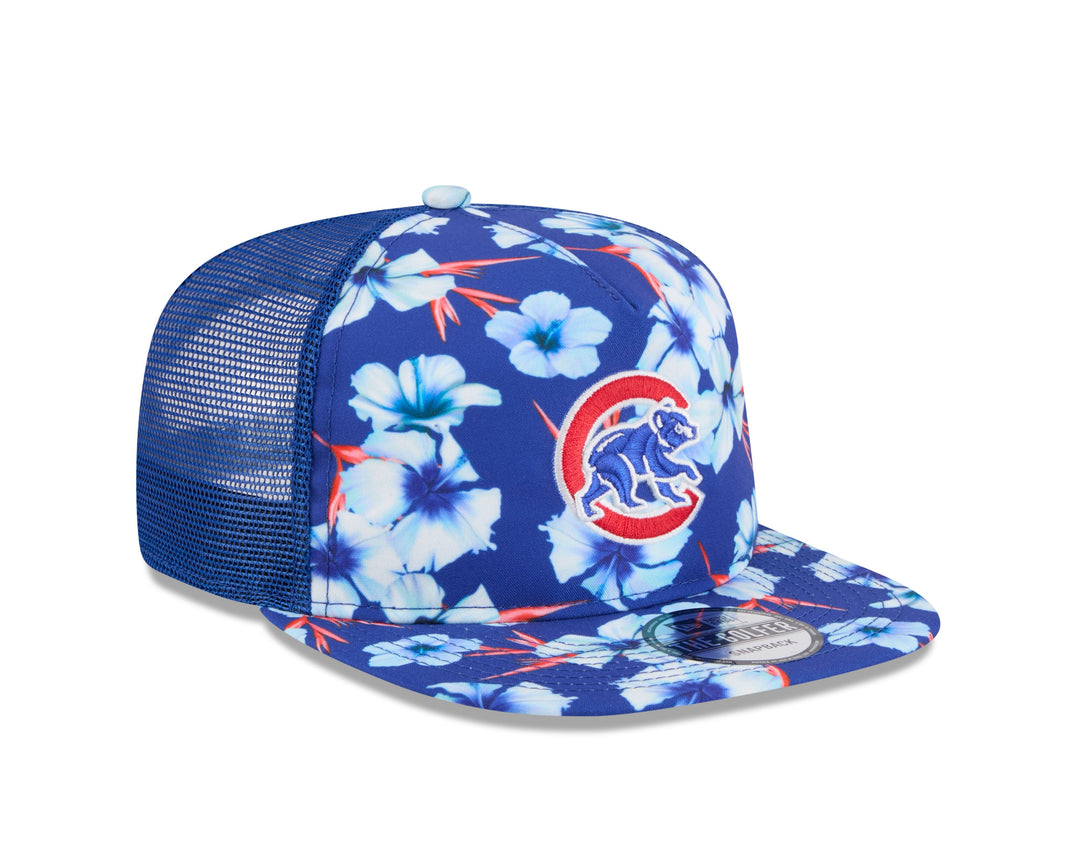 Chicago Cubs Flower Pattern Golfer Cap by New Era Caps Ivy Shop