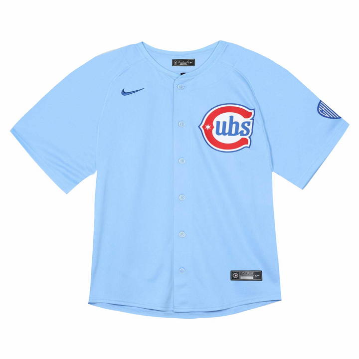 Chicago Cubs Blues Alternate Limited Light Blue Toddler Jersey by Nike Jerseys OUTERSTUFF LLC