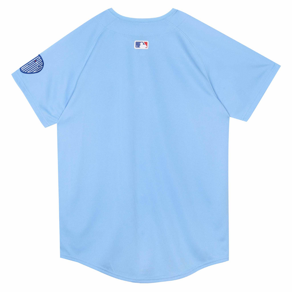 Chicago Cubs Blues Alternate Limited Light Blue Kid's Jersey by Nike Jerseys Nike