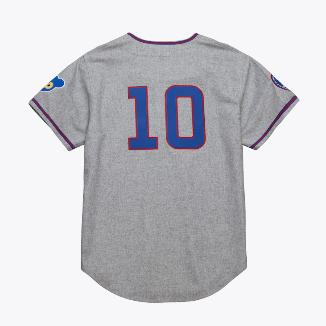 Chicago Cubs Ron Santo Gray 1968 Authentic Jersey by Mitchell & Ness Jerseys MITCHELL & NESS