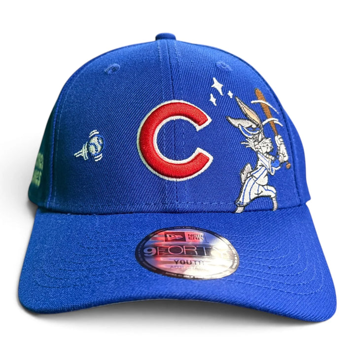 Chicago Cubs x Bugs Bunny Looney Tunes Youth 9FORTY Snapback Cap in Royal by New Era