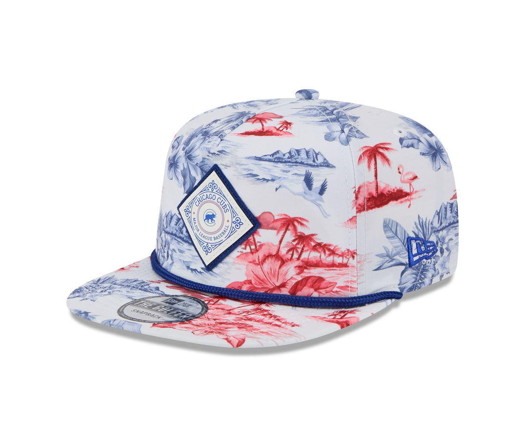 Chicago Cubs Island Pattern Golfer Cap by New Era Caps Ivy Shop