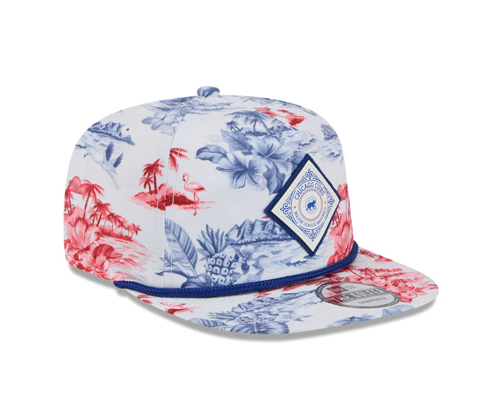 Chicago Cubs Island Pattern Golfer Cap by New Era Caps Ivy Shop