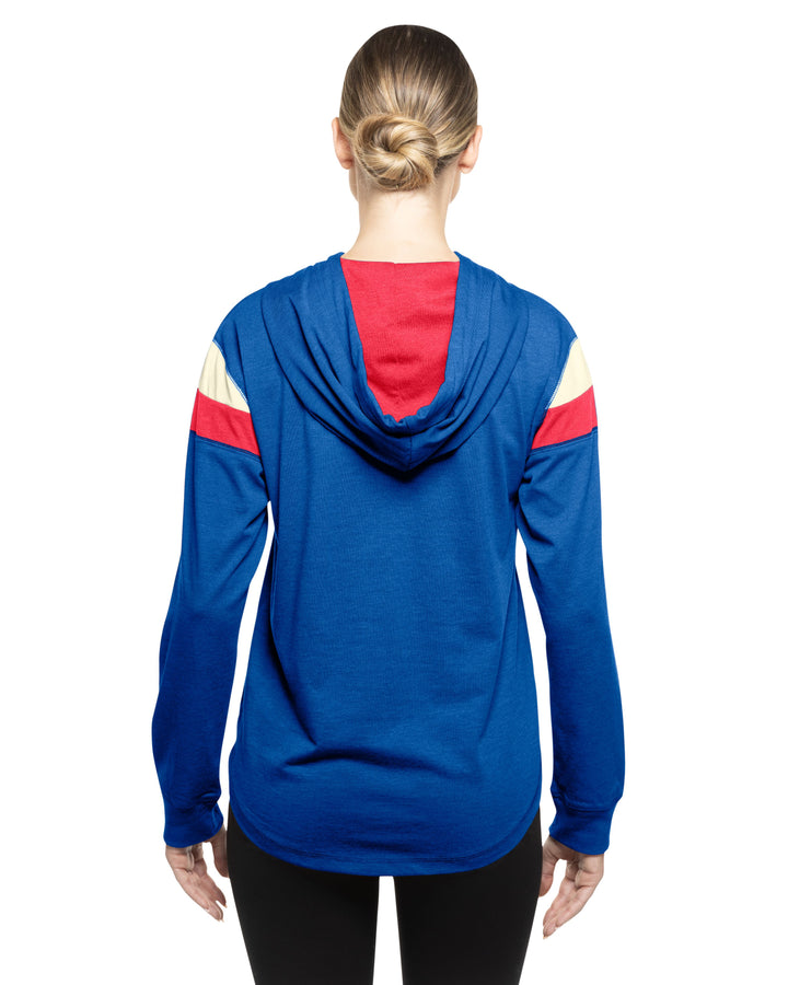 Chicago Cubs Logo Throwback Royal Women&