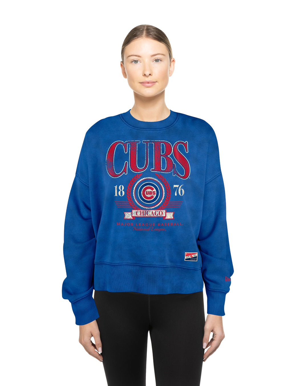 Chicago Cubs Logo Throwback Royal Women&