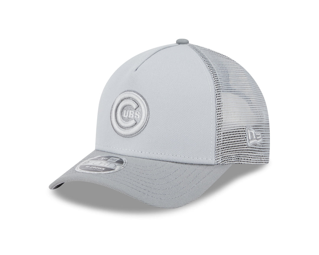 Chicago Cubs Bullseye Graphite Tonal 9Forty Snapback Cap by New Era Caps Ivy Shop