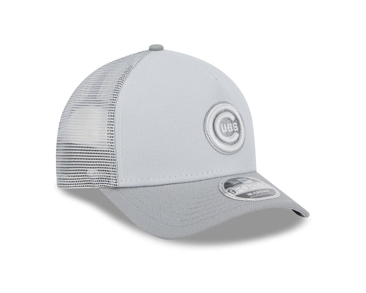 Chicago Cubs Bullseye Graphite Tonal 9Forty Snapback Cap by New Era Caps Ivy Shop