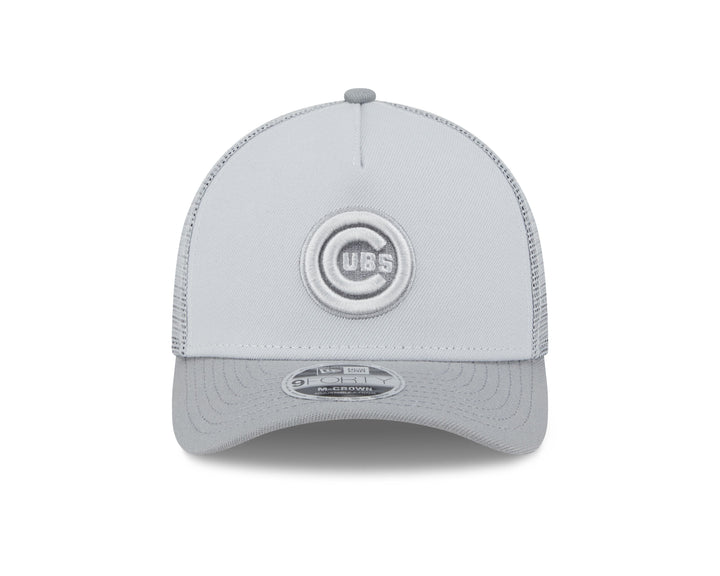 Chicago Cubs Bullseye Graphite Tonal 9Forty Snapback Cap by New Era Caps Ivy Shop