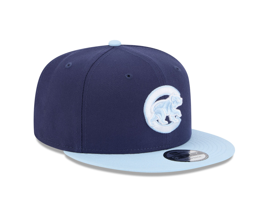 Chicago Cubs Waking Bear Two Tone Navy 9Fifty Snapback Cap by New Era Caps NEW ERA CAP COMPANY