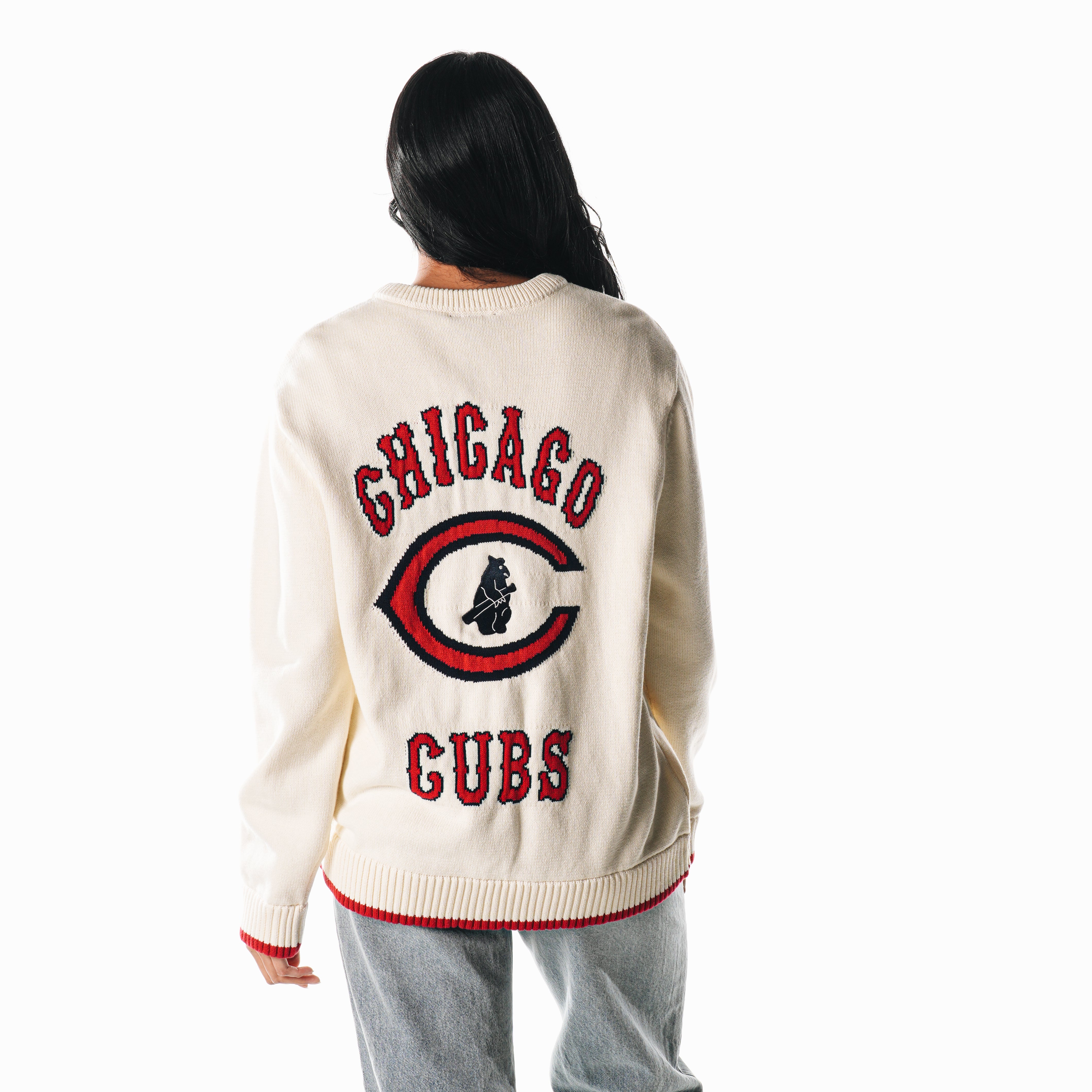 Chicago Cubs 1929 Women's Jacquard Sweater by The Wild Collective