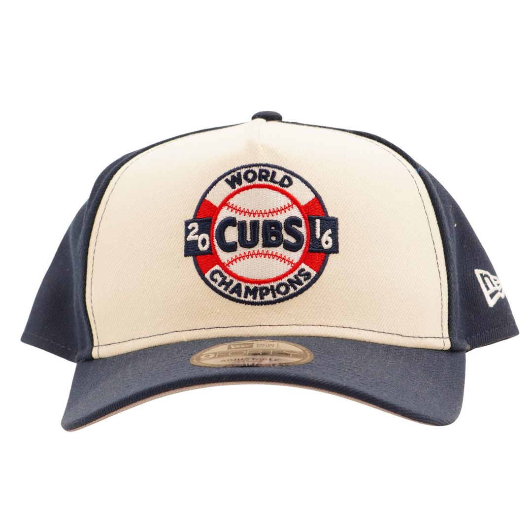 Chicago Cubs 2016 World Series 10th Anniversary Chrome 9FORTY A-Frame Cap by New Era