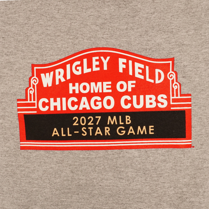 Chicago Cubs 2027 All-Star Game Grey Marquee Crew by New Era Sweatshirts &amp; Hoodies NEW ERA CAP COMPANY