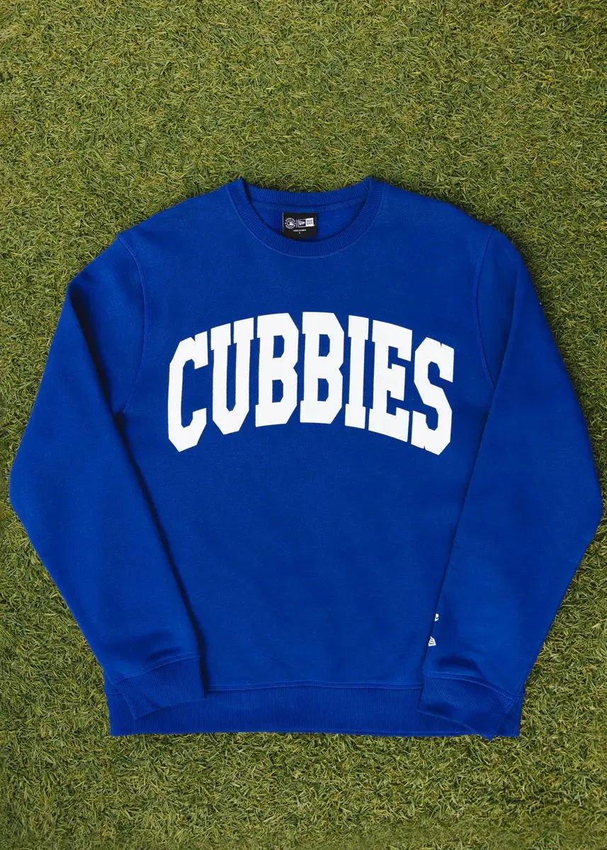 Chicago Cubs X Alice & Wonder Cubbies Puff Royal Blue Sweatshirt Sweatshirts & Hoodies NEW ERA CAP COMPANY