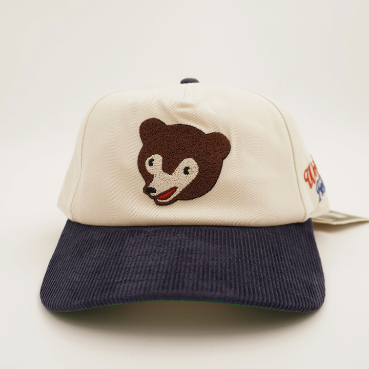 Wrigley Field Bear Burnett Adjustable Cap in Ivory by American Needle Cap AMERICAN NEEDLE