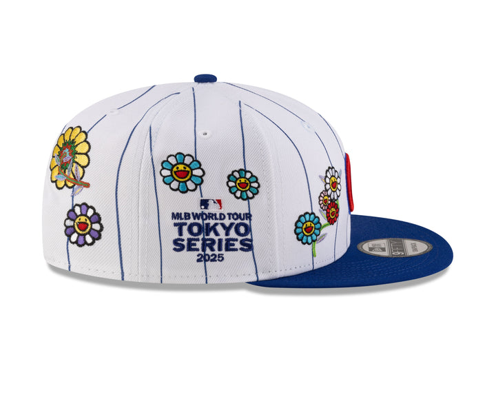 Chicago Cubs x Murakami 9Fifty Tokyo Series Pinstripe Snapback Cap by New Era Caps NEW ERA CAP COMPANY INC