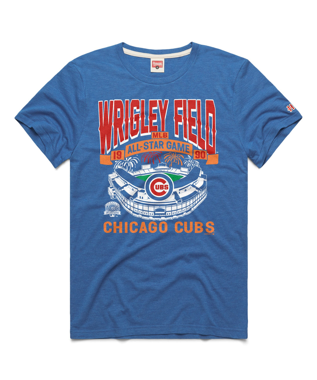 Chicago Cubs 1990 All-Star Game Wrigley Field Royal Tee by HOMAGE