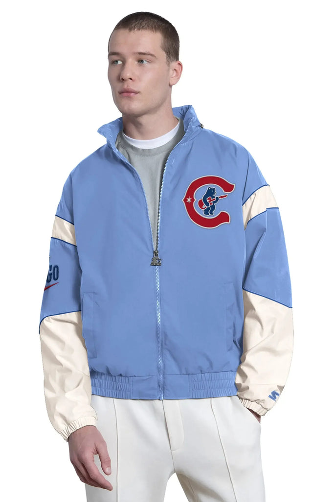Chicago Cubs Guitar in C Gust Full-Zip Jacket Light Blue by