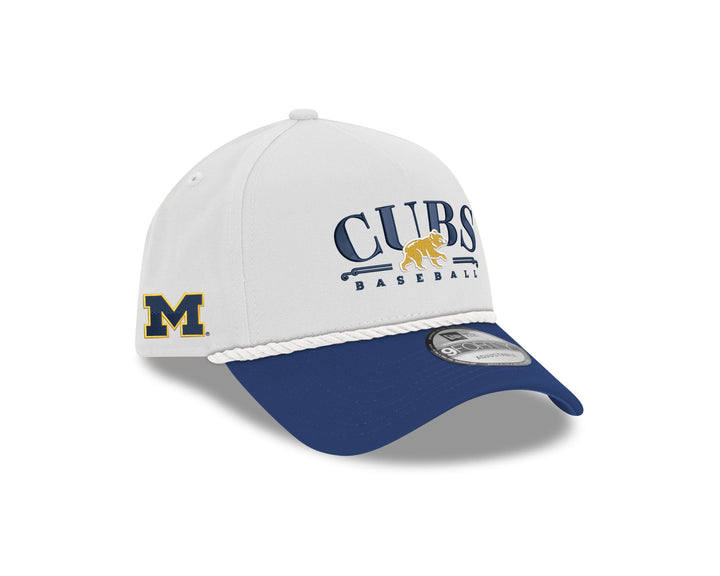 Chicago Cubs X University of Michigan 9Forty Adjustable Cap by New Era Caps NEW ERA CAP COMPANY