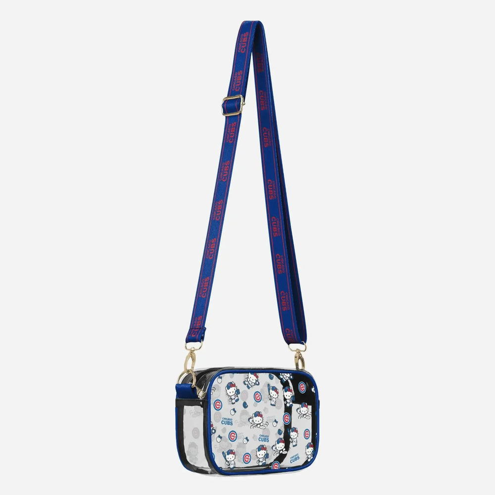 Chicago Cubs x Hello Kitty Clear Crossbody Bag by Forever Collectibles Bags FOREVER COLLECTIBLES