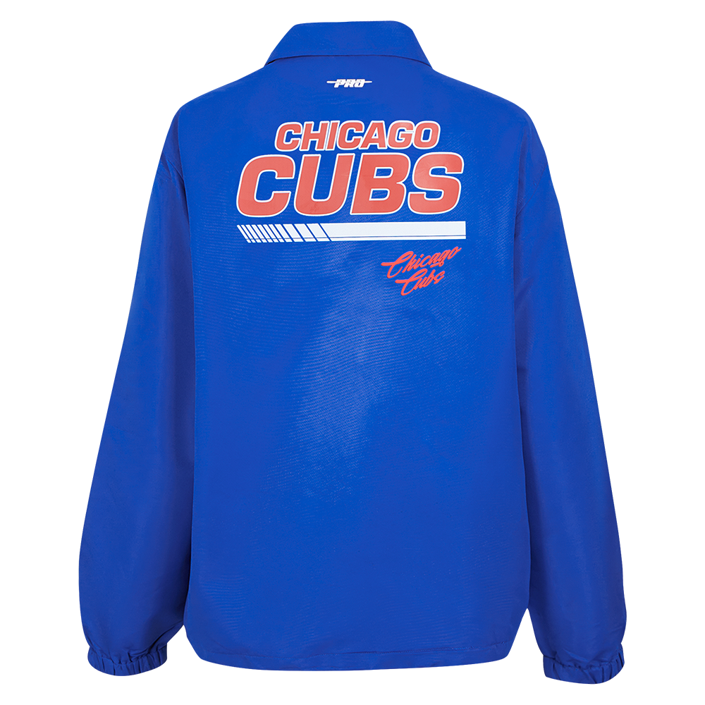 CHICAGO CUBS PRO STANDARD MEN'S FAST LANE COACH JACKET