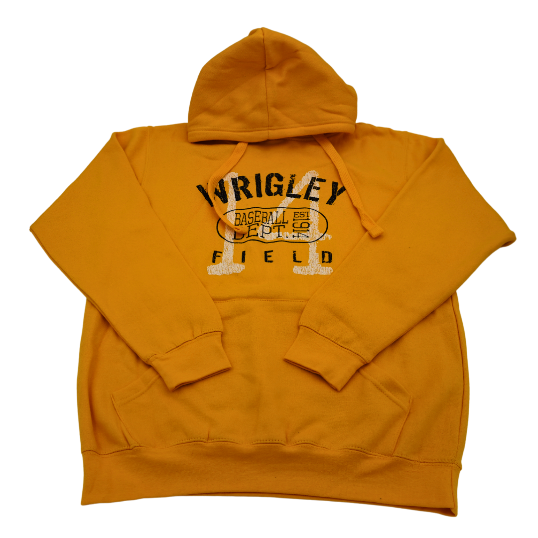 WRIGLEY FIELD ATHLETIC DEPARTMENT GOLD HOODIE