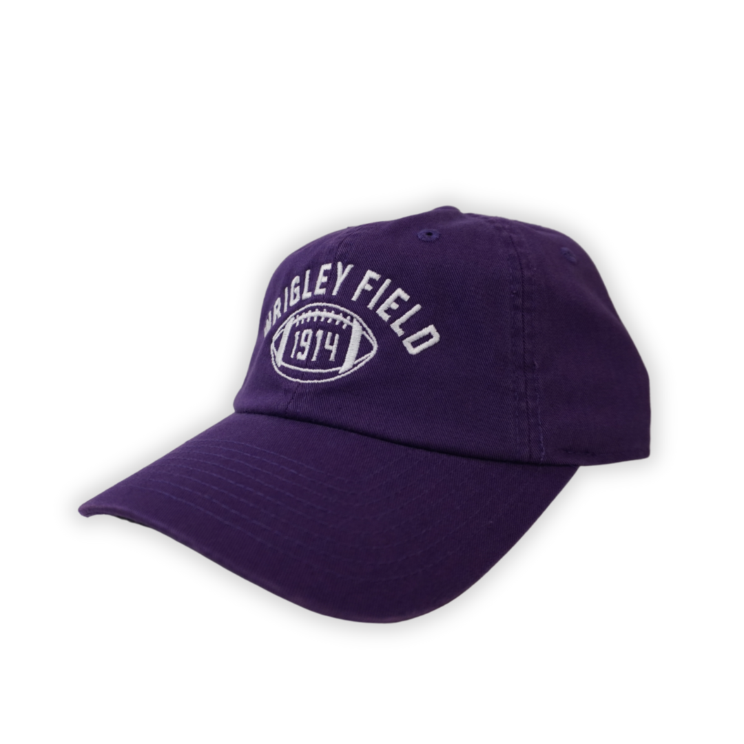 Wrigley Field 1914 Football Adjustable Purple Cap Caps AMERICAN NEEDLE