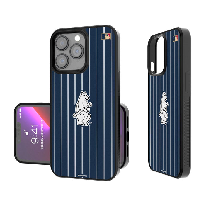 Chicago Cubs 1914 - Cooperstown Collection Pinstripe Bump Phone Case Phone Cases Keyscaper
