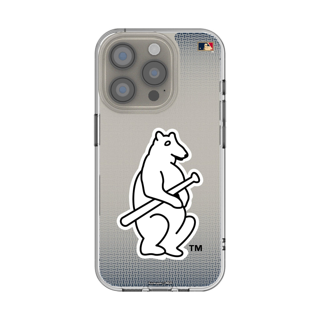 Chicago Cubs 1914 - Cooperstown Collection Linen Clear Phone Case for Apple iPhone Phone Cases Keyscaper