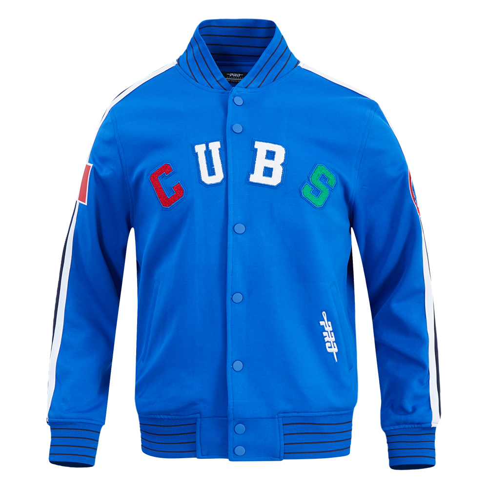 Chicago Cubs Mexico Walking Bear Button Front Jacket by Pro Standard Jackets PRO STANDARD