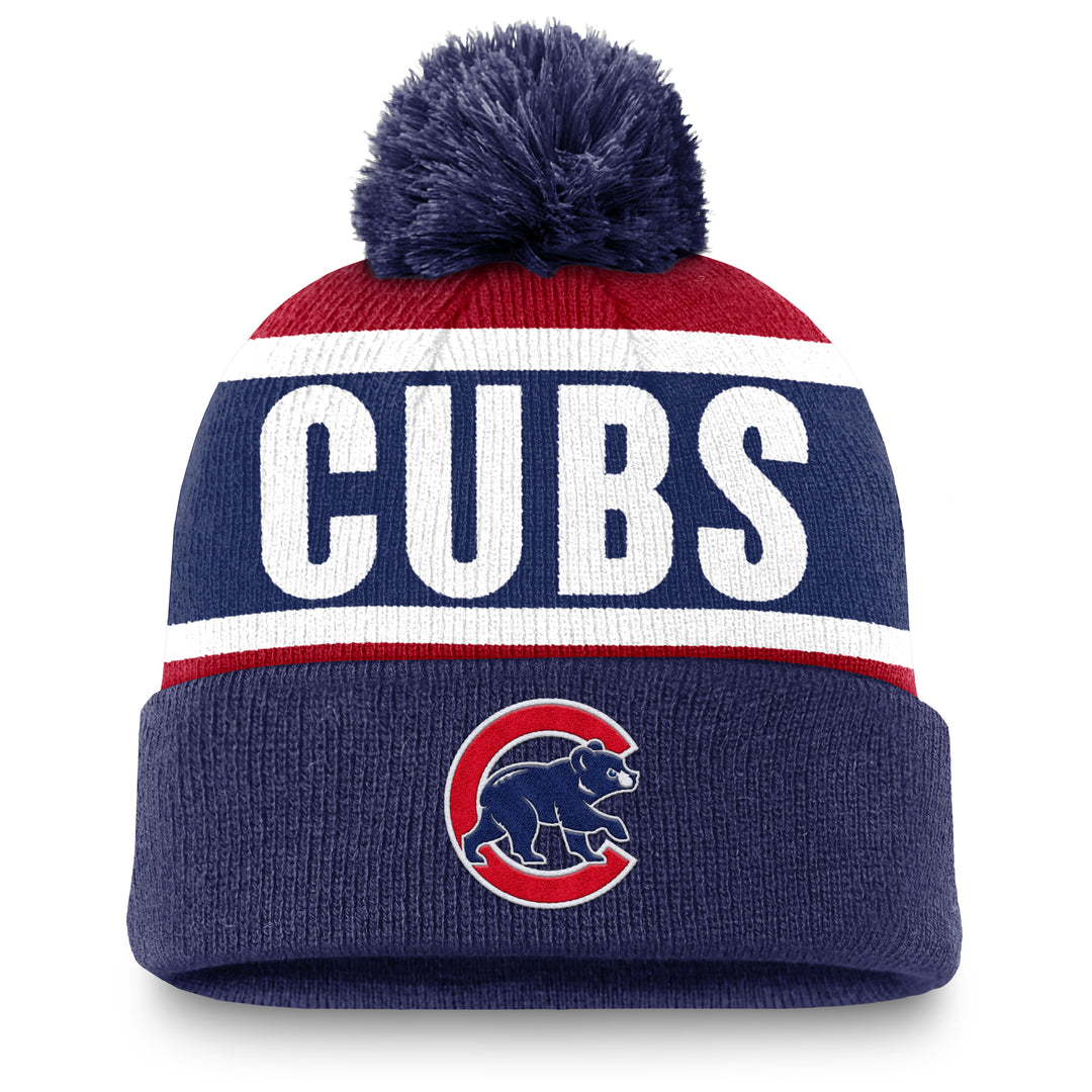 Chicago Cubs Peak Knit Beanie Royal Red by Nike Caps NIKE USA