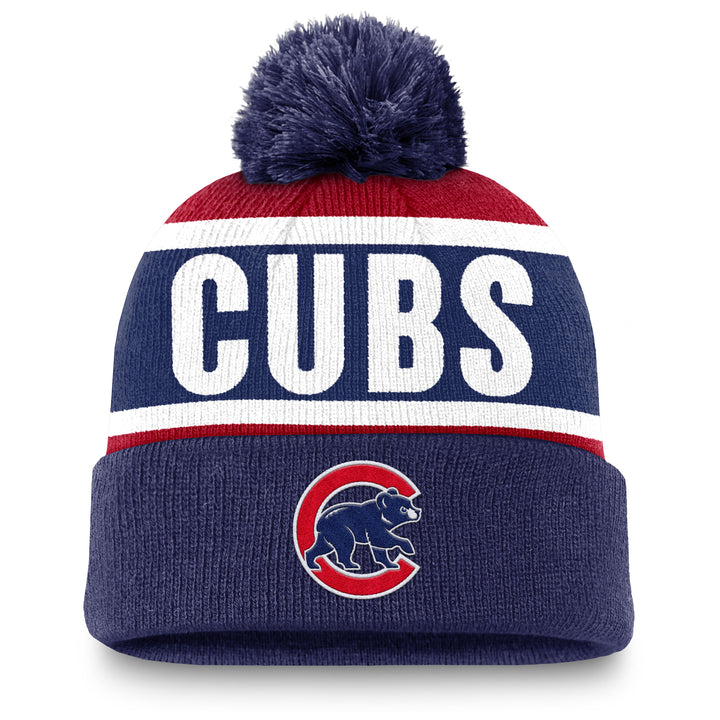 Chicago Cubs Peak Knit Beanie Royal Red by Nike Caps NIKE USA