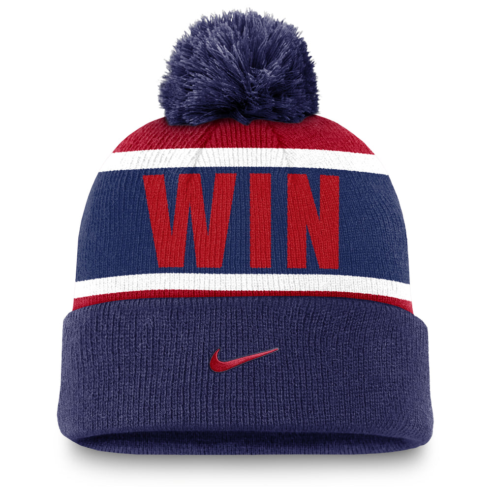 Chicago Cubs Peak Knit Beanie Royal Red by Nike Caps NIKE USA