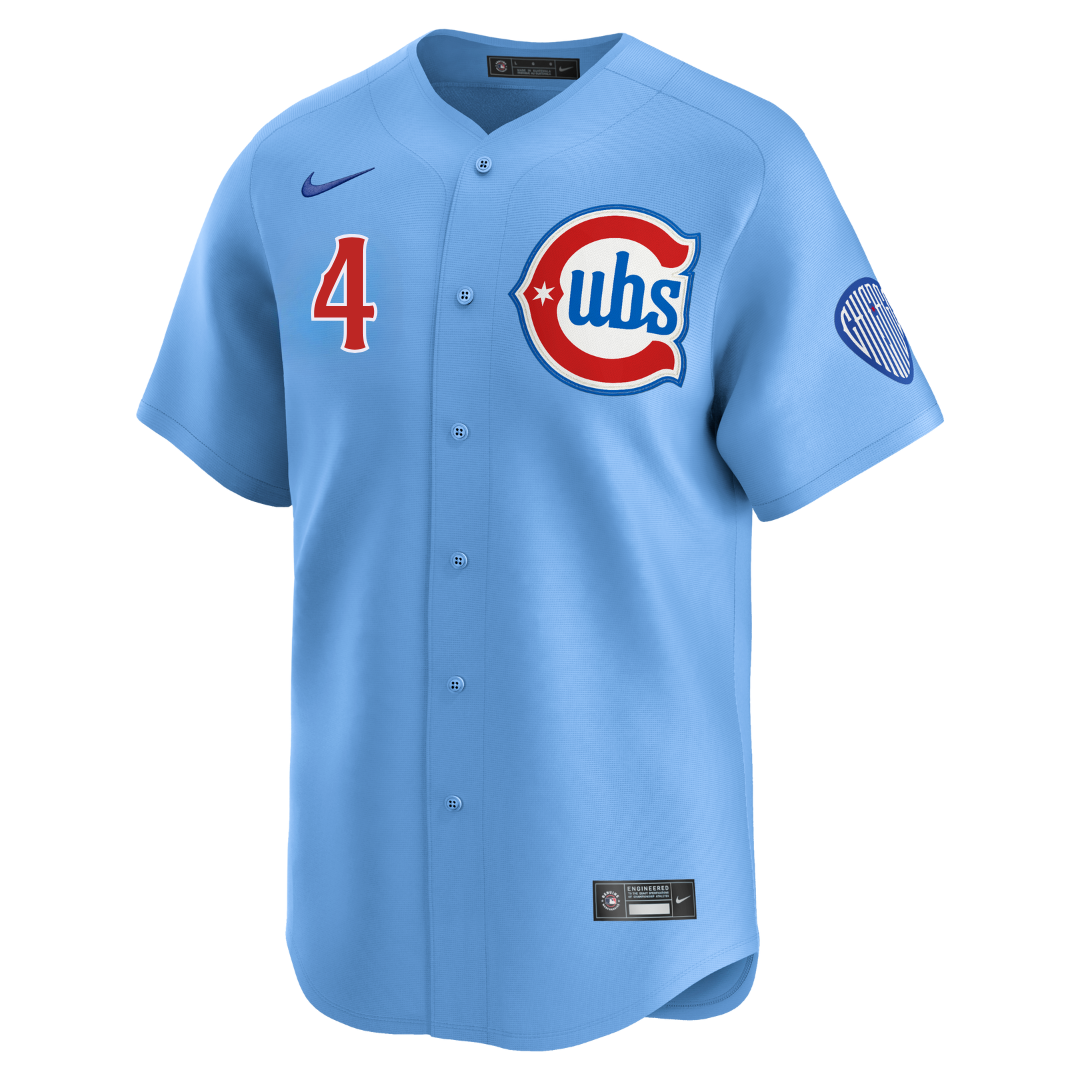 Chicago Cubs Pete Crow-Armstrong Blues Alternate Limited Baby Blue Jersey by Nike