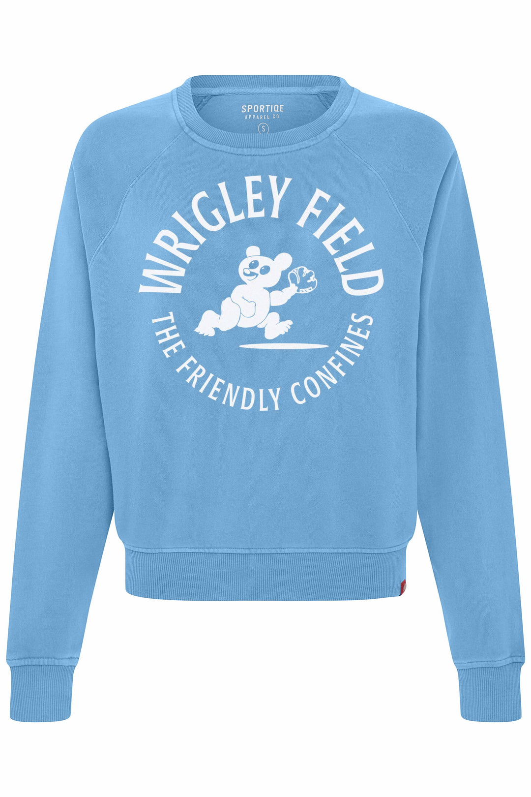 Wrigley Field Ashlyn Women's Crew Light Blue by Sportiqe SPORTIQE APPAREL CO