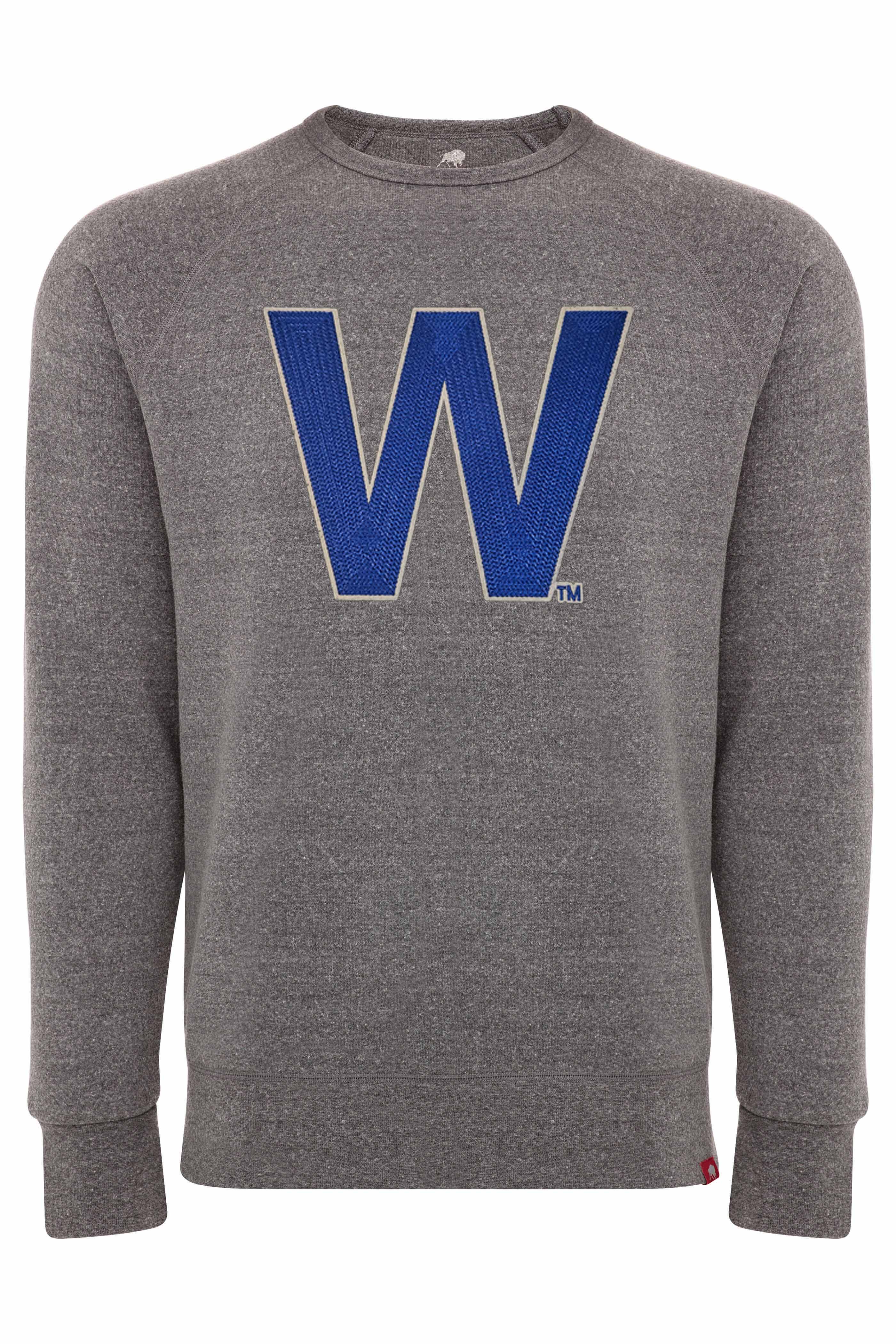 W Flag Harmon Unisex Embroidered Crewneck Grey by Sportiqe – Ivy Shop