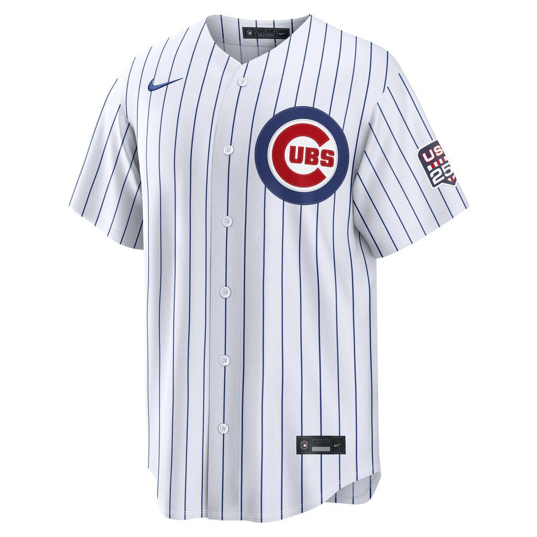 Chicago Cubs Michael Busch Home USA 250 Jersey by Nike50