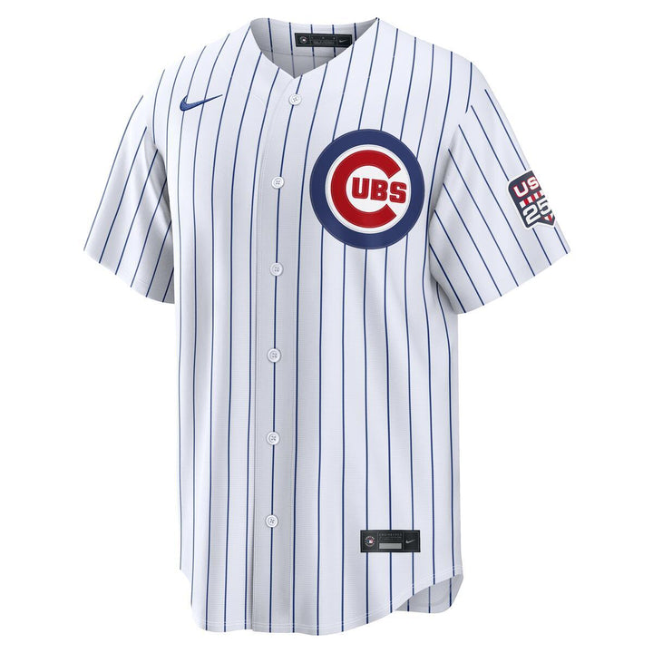 Chicago Cubs Michael Busch Home USA 250 Jersey by Nike50