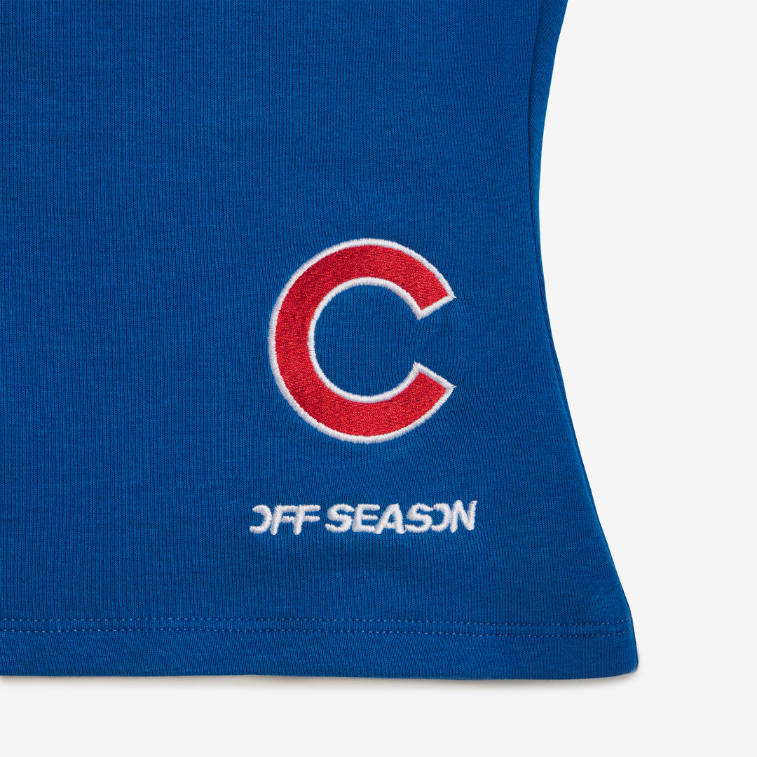 TNW CUB LOGO RUCHED HALTER TOP - 8/15 OFF SEASON