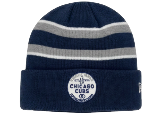 Chicago Cubs 150th Anniversary Founding Member Knit Cap Navy by New Era Knits NEW ERA CAP COMPANY