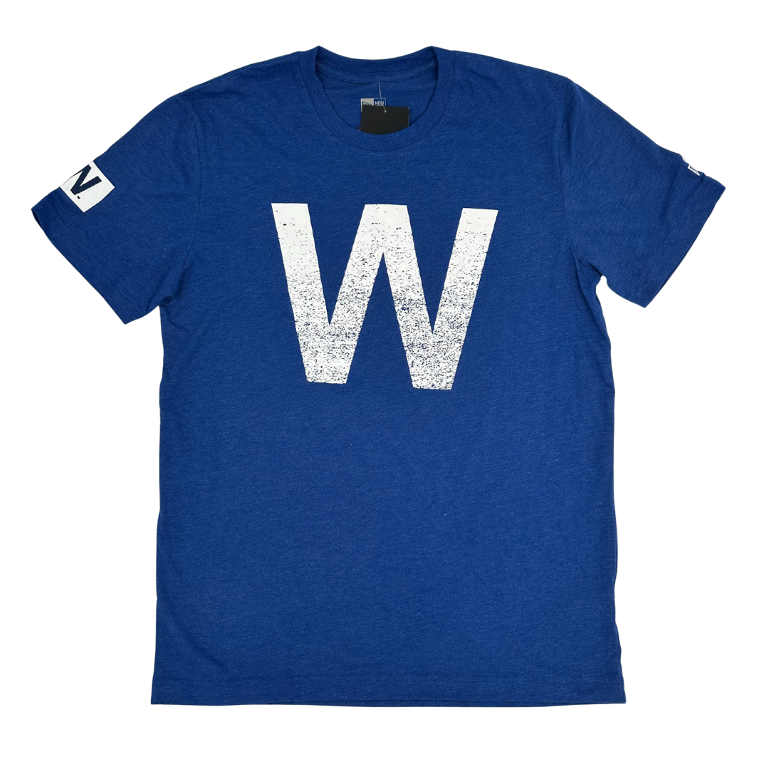 Chicago Cubs Unisex W Collection Royal Blue Tee by New Era Short Sleeve Tees NEW ERA CAP COMPANY
