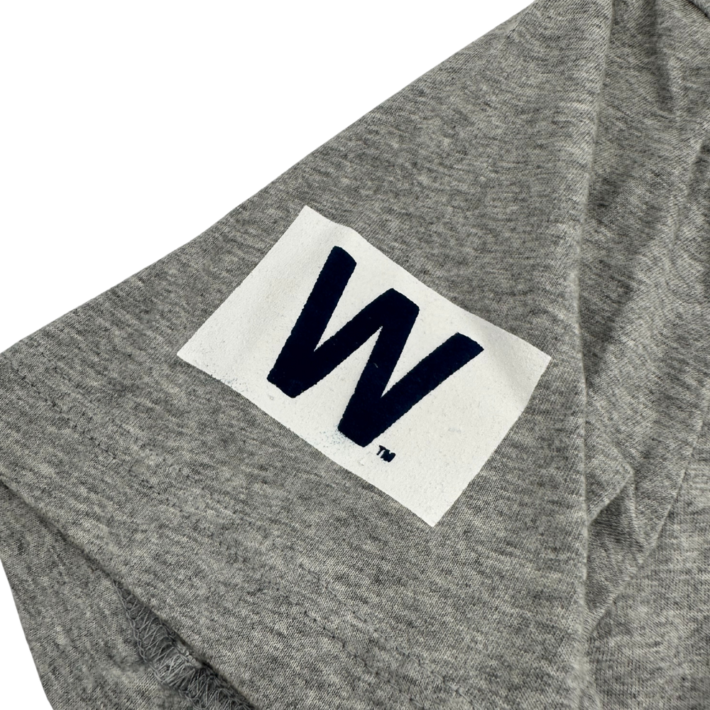 Chicago Cubs Unisex W Collection Grey Tee by New Era Short Sleeve Tees NEW ERA CAP COMPANY