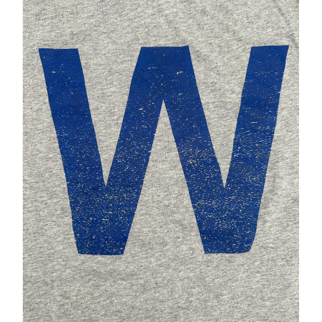 Chicago Cubs Unisex W Collection Grey Tee by New Era Short Sleeve Tees NEW ERA CAP COMPANY