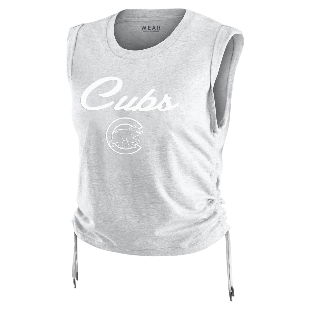 Chicago Cubs Women's Cinched GREY Tank by Wear by Erin Andrews GREY / LARGE