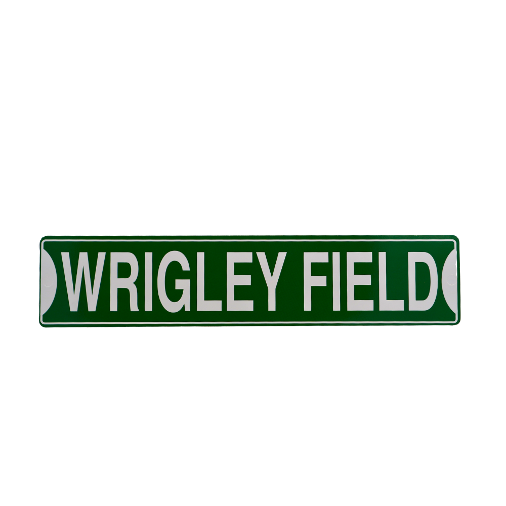 Wrigley Field Plastic Street Sign Signs Ivy Shop