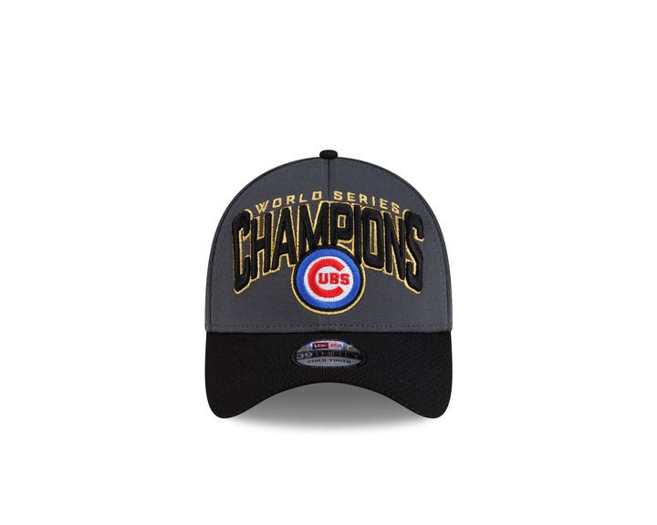 Chicago Cubs 2016 World Series Champions Youth Locker Room 3930 Fitted Cap by New Era