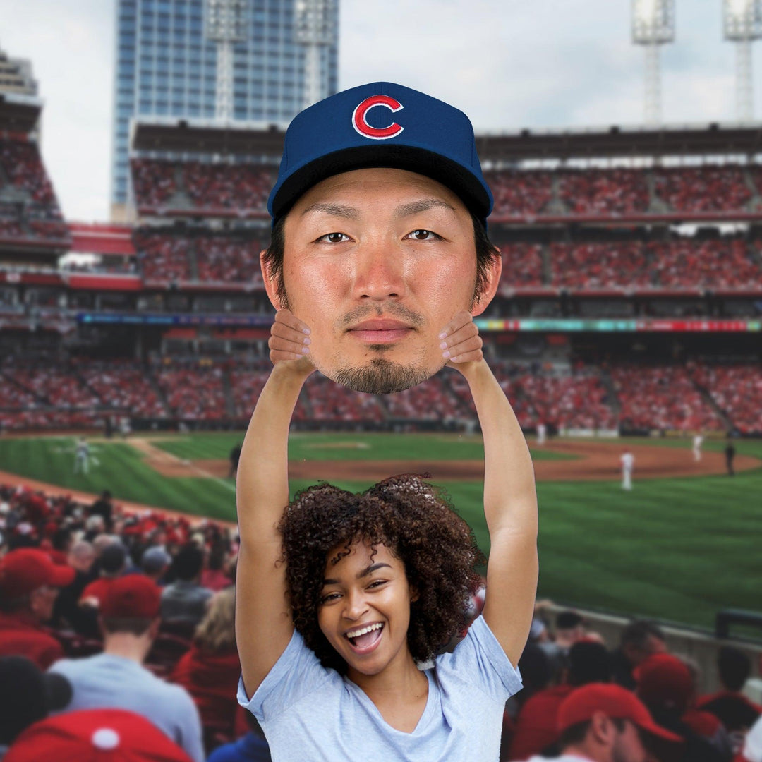 Seiya Suzuki - Big Head - Official MLB - Chicago Cubs - Foam Core Cutout Big Head UNASSIGNED