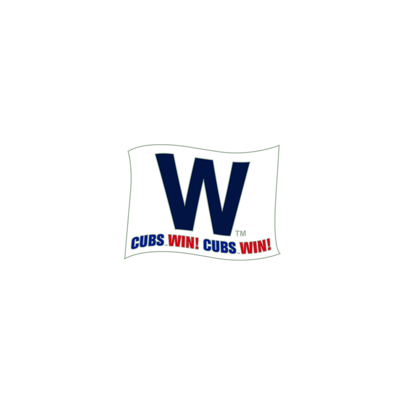 Chicago Cubs W Flag Lapel Pin - Fly The W! Win Button - Baseball Wrigley