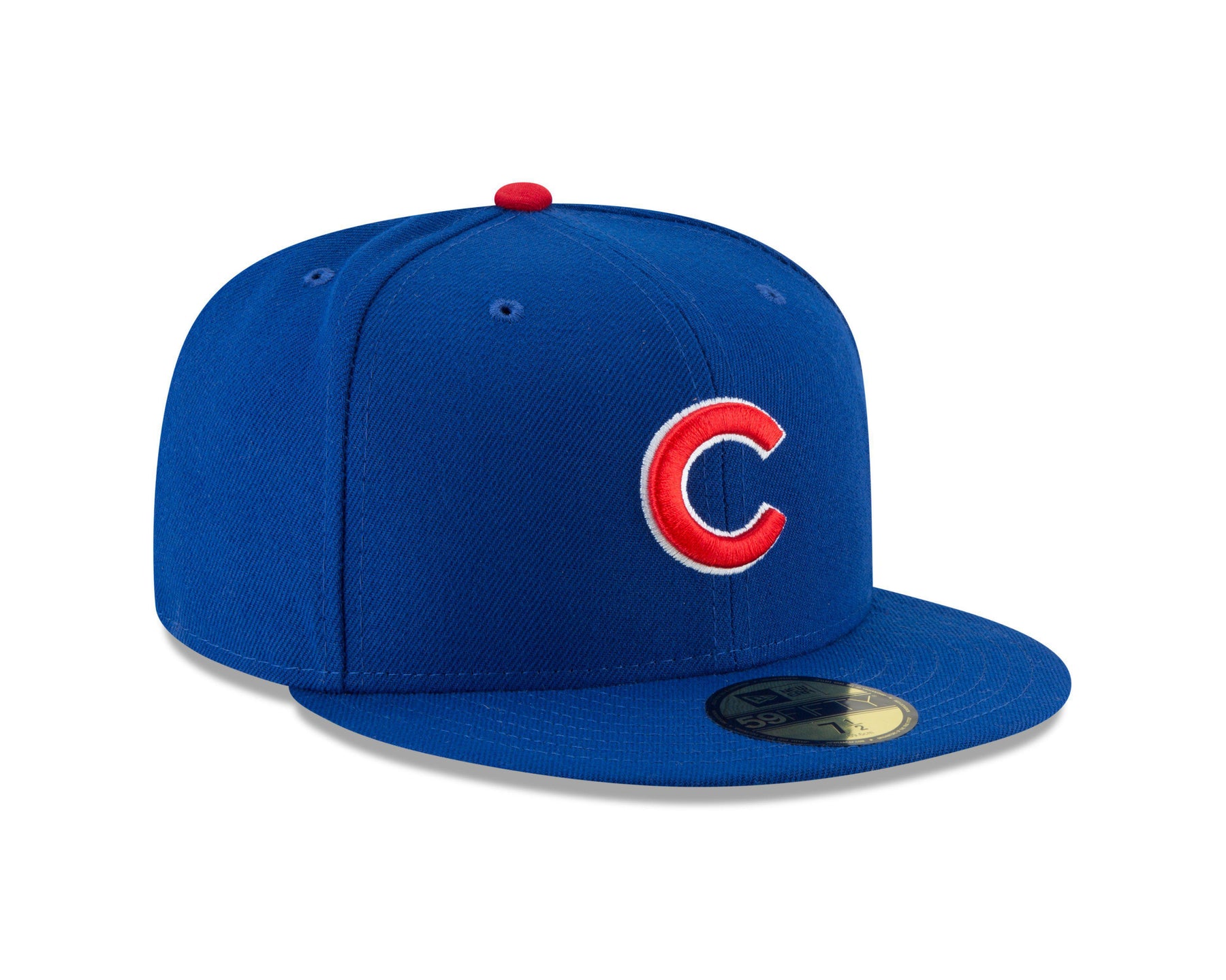 Chicago Cubs Hat New Era 59FIFTY Rare Cubs Pin Blue Fitted 7 1/2