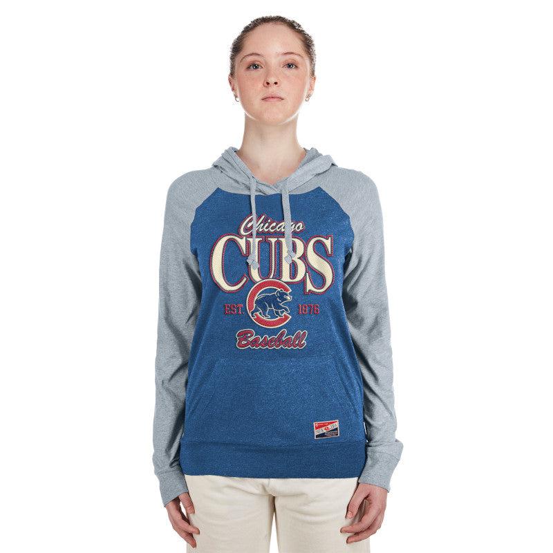 Chicago Cubs New Era Women's Walking Bear Throwback Hoodie S